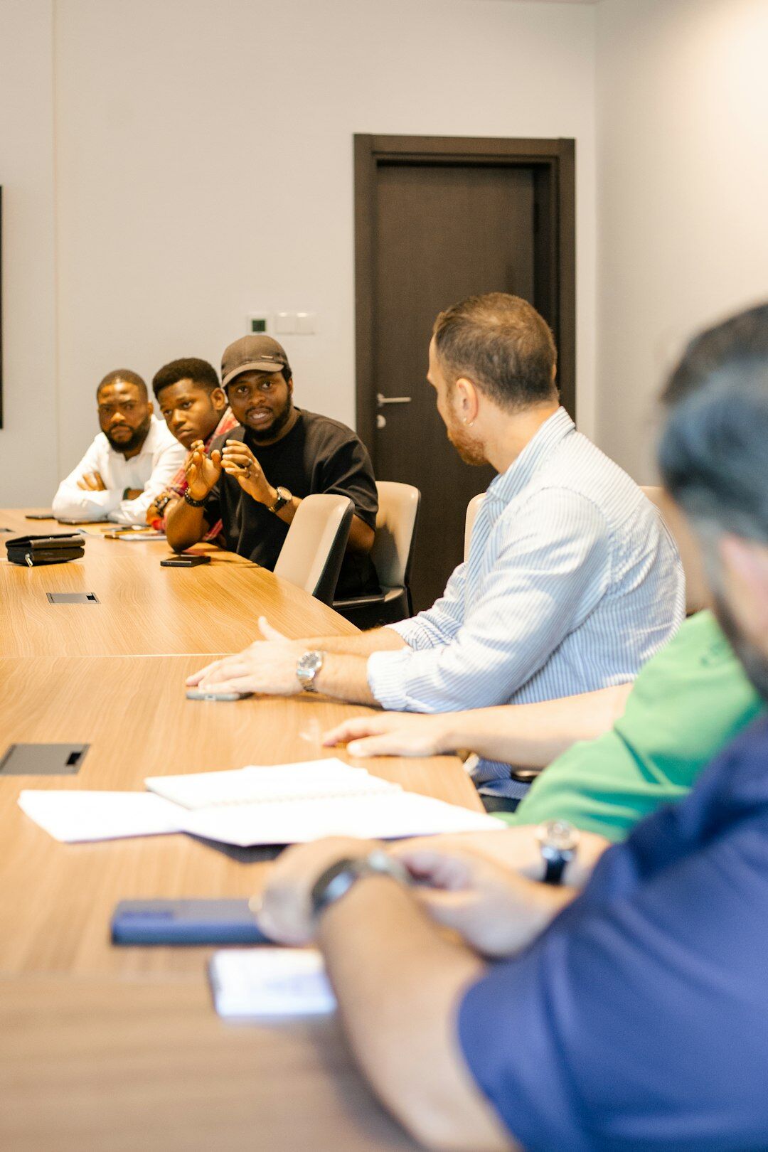 diverse age groups meeting