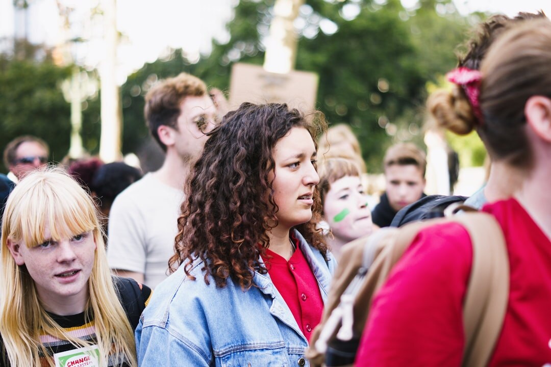 young activists in discussion